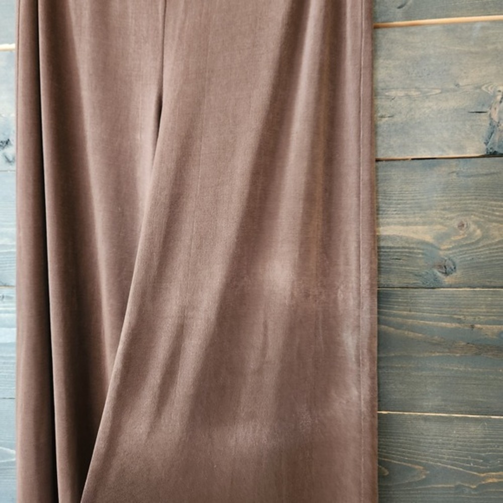 Chico's Traveler Slinky Pants Women's 2 REG 12 L 31x30" Brown Straight FLAW - Picture 2 of 10